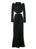 cut-out long dress