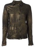 off-centre zip jacket