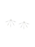 Five spike earrings