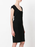 scoop neck dress