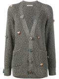 gemstone buttoned cardigan 