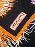 feather print scarf