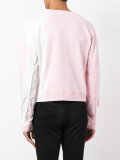 bleached trim sweatshirt 