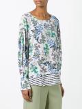 floral print blouse 