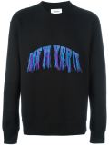'New York' exposed stitch jumper
