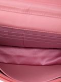 embossed camellia wallet crossbody bag