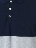 contrast polo shirt 