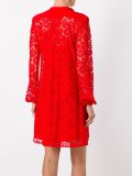 tied neckline lace dress