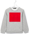 square print sweatshirt 