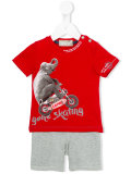 elephant print tracksuit set