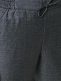 drawstring slim trousers