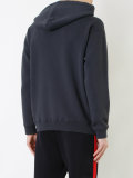 embroidered logo hoodie