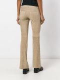 skinny fitting flared trouser