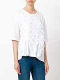 gathered front T-shirt