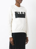 logo print sweatshirt