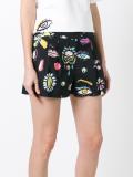 multi-print shorts