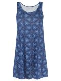 round neck printed dress