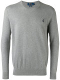 embroidered logo jumper 