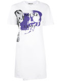 logo print T-shirt dress