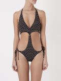 striped swimsuit
