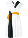 belted wrap dress