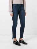 mid-rise skinny jeans