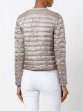 zipped padded jacket
