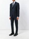 pinstripe two-piece suit