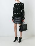 lion head studded sweatshirt
