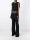 lace hem tank top 