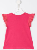 embroidered sleeves T-shirt 