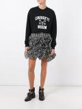 cropped logo sweatshirt 
