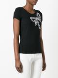 sequin ribbon T-shirt 