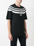 stripe panel T-shirt