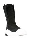 contrast sole boots