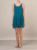 sleeveless flared dress