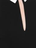 front slit flared dress