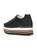 platform lace-up sneakers