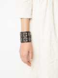 cut out studded bracelet