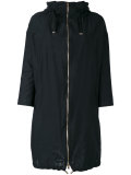 cropped sleeve parka