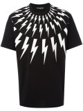 lightning print T-shirt