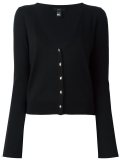 cropped v-neck cardigan