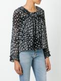 floral print blouse 
