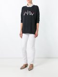 lipstick intarsia jumper