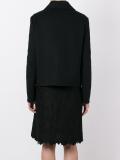 pompom detail cropped jacket