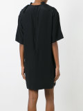 ruffle collar shift dress