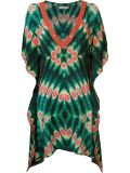 abstract print beach dress