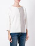 thick stripe detailing jumper