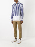 striped poplin shirt