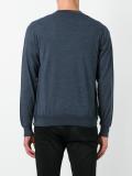 V-neck buttoned cardigan